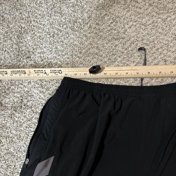 Nike Pants Mens Large Black NikeFIT Track Athletic Warm Up Running Zip Hem - Picture 10 of 13